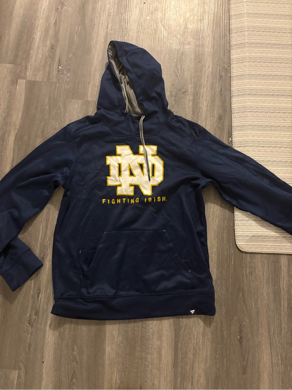 Fanatics Navy and Gold Notre Dame Fighting Irish Hoodie - Men's